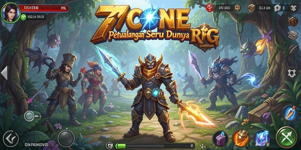 Menampilkan gameplay RPG yang menarik dan penuh aksi di 7CONE.