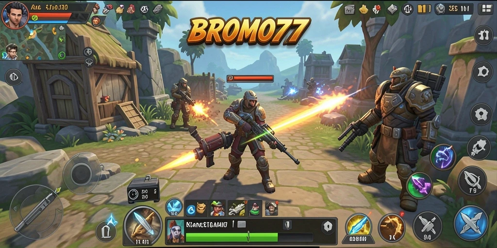 Tampilan menarik dari gameplay BROMO77 dengan strategi yang mendebarkan.