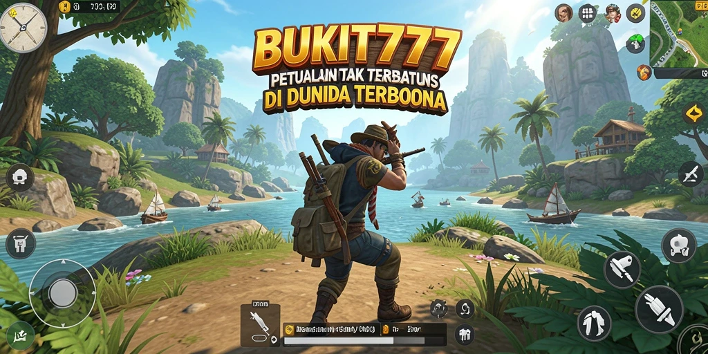 Tampilan visual menakjubkan dalam gameplay Open World BUKIT777.