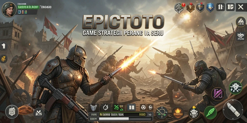 Tangkapan layar EPICTOTO menampilkan efek pertempuran yang mendebarkan.