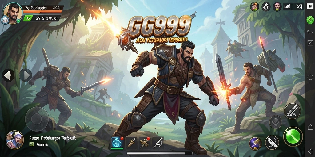 Tampilan permainan GG999 yang penuh aksi dan tantangan.