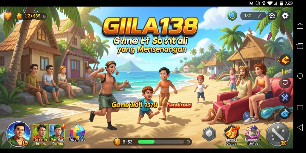 Tampilan gameplay GILA138 yang penuh warna dan menarik.