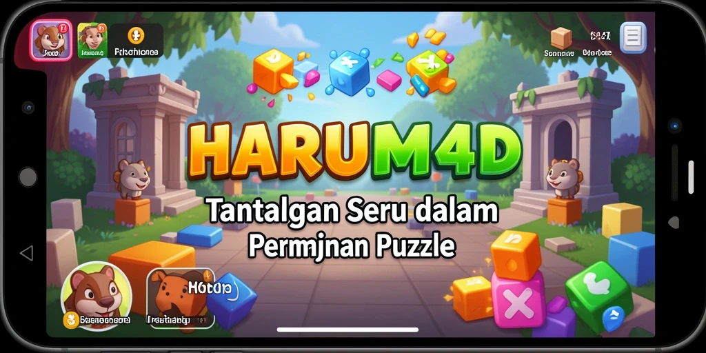 Tampilan gameplay seru dalam HARUM4D dengan tantangan menarik.