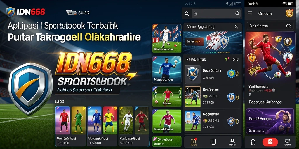 Tampilan screenshot IDN668 menunjukkan antarmuka taruhan olahraga yang menarik.