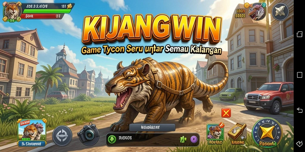 Tampilan gameplay menarik dari KIJANGWIN yang menantang.