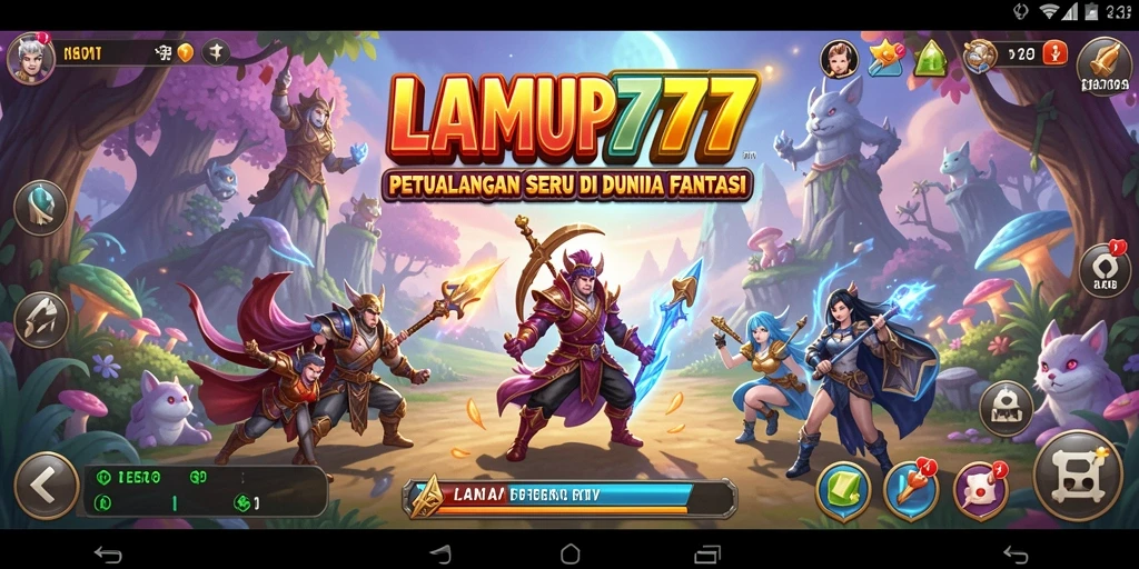 Screenshot dari gameplay seru LAMPU777 di dunia petualangan.