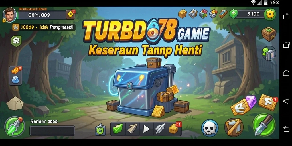 Tangkapan layar TURBO78 menampilkan momen seru dalam gameplay Idle.
