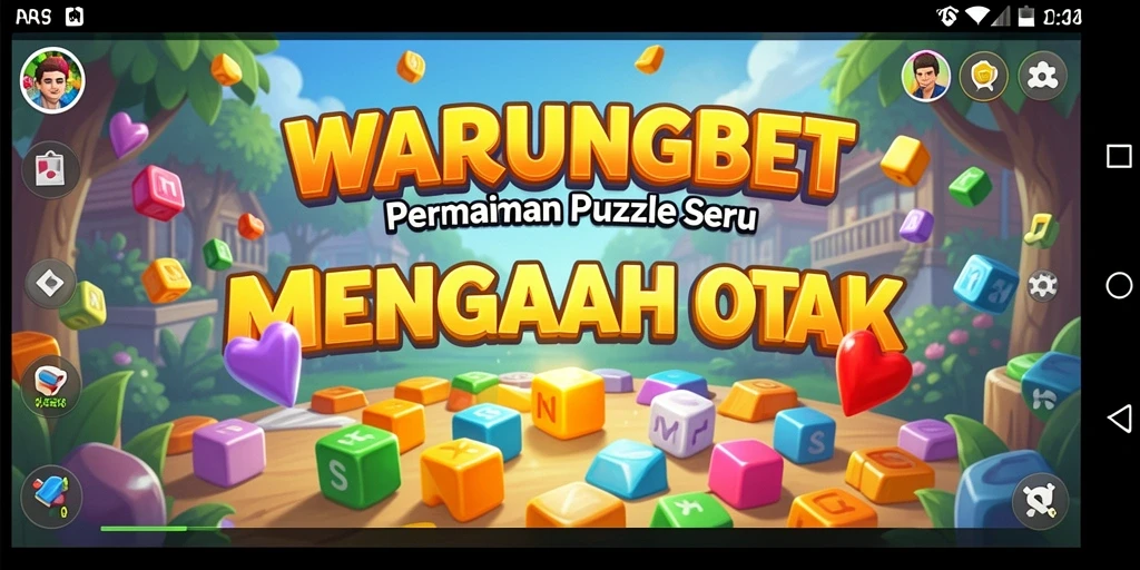 Screenshot gameplay WARUNGBET yang menampilkan level puzzle yang menantang.