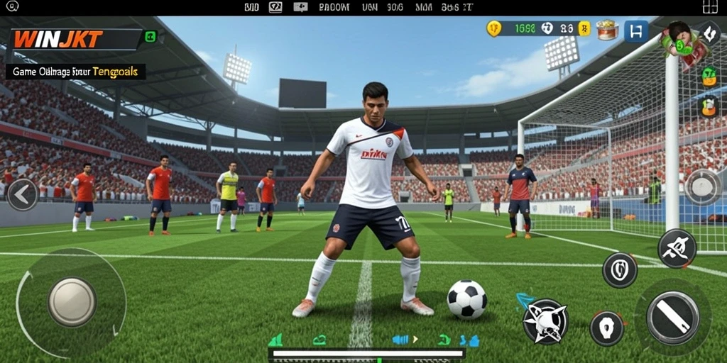 Screenshot gameplay <strong>WINJKT</strong> yang menunjukkan aksi seru dalam olahraga.