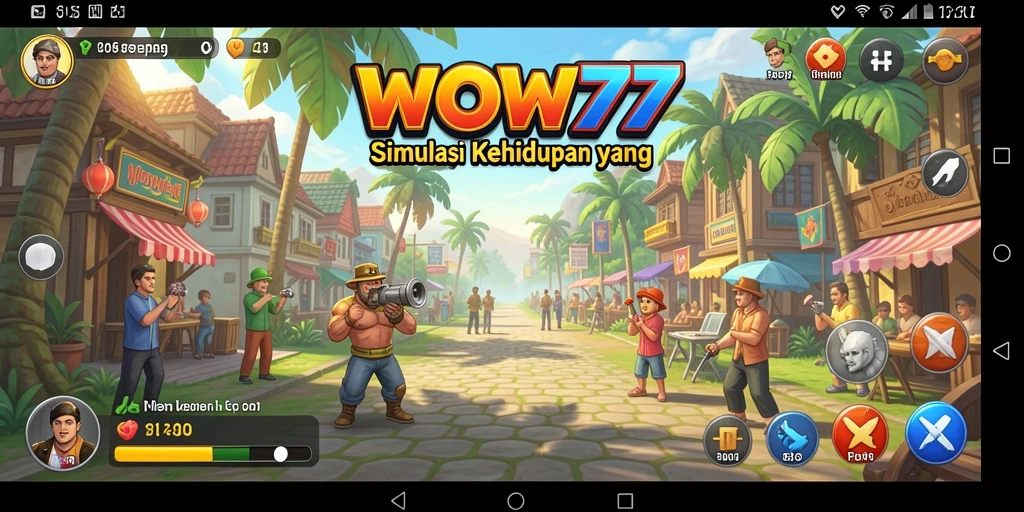 Tampilan gameplay WOW77 yang memikat dan interaktif.
